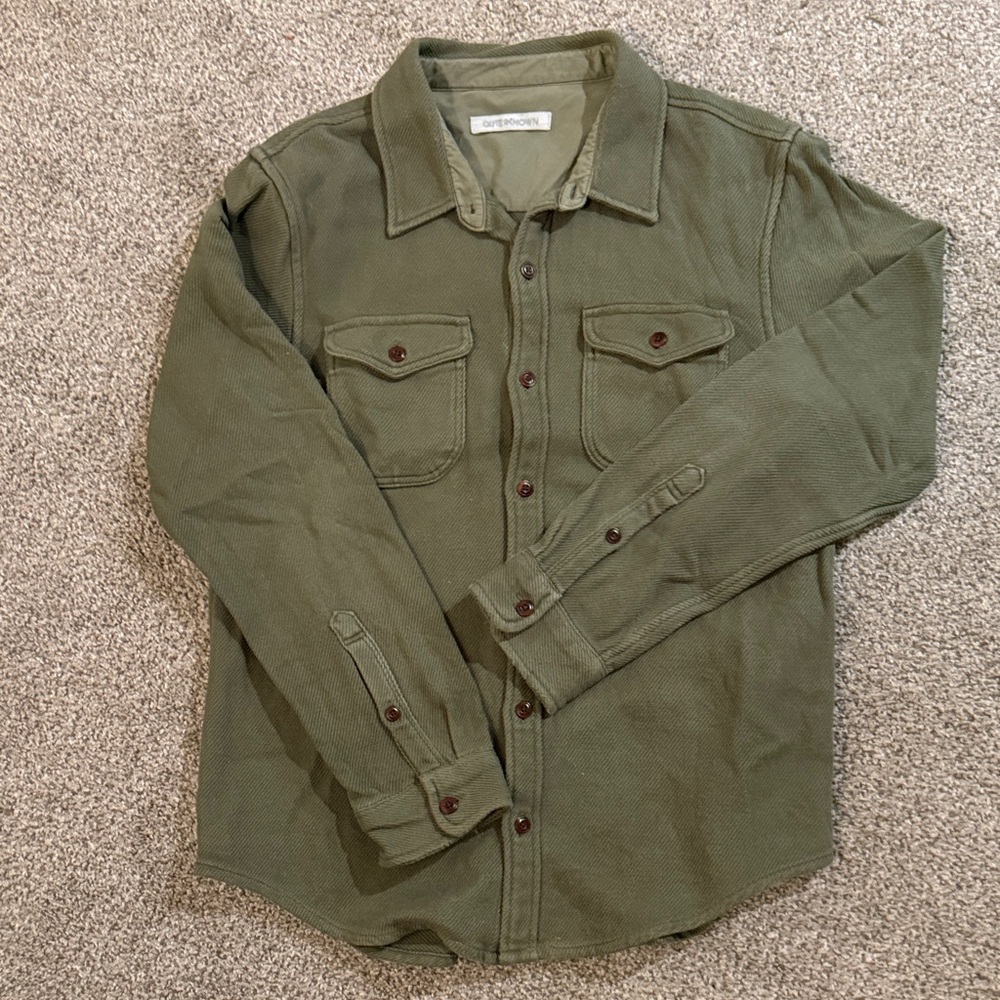 Outerknown Blanket Shirt Sage Green